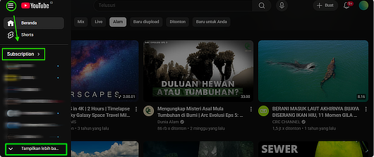 Aplikita Enterprise - Cara Melihat Channel yang Sudah Di subscribe 1