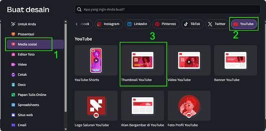 Aplikita Enterprise - Cara Membuat Thumbnail YouTube di Canva Gratis 2