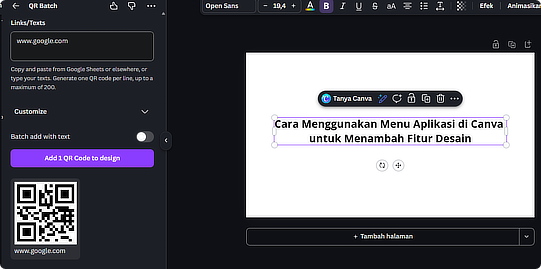 Aplikita Enterprise - Cara Menggunakan Menu Aplikasi di Canva untuk Menambah Fitur Desain 3