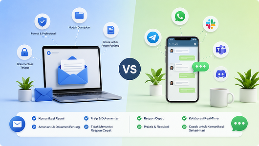 Aplikita Enterprise - Email vs Chat untuk Komunikasi Kerja Mana Lebih Efektif 1